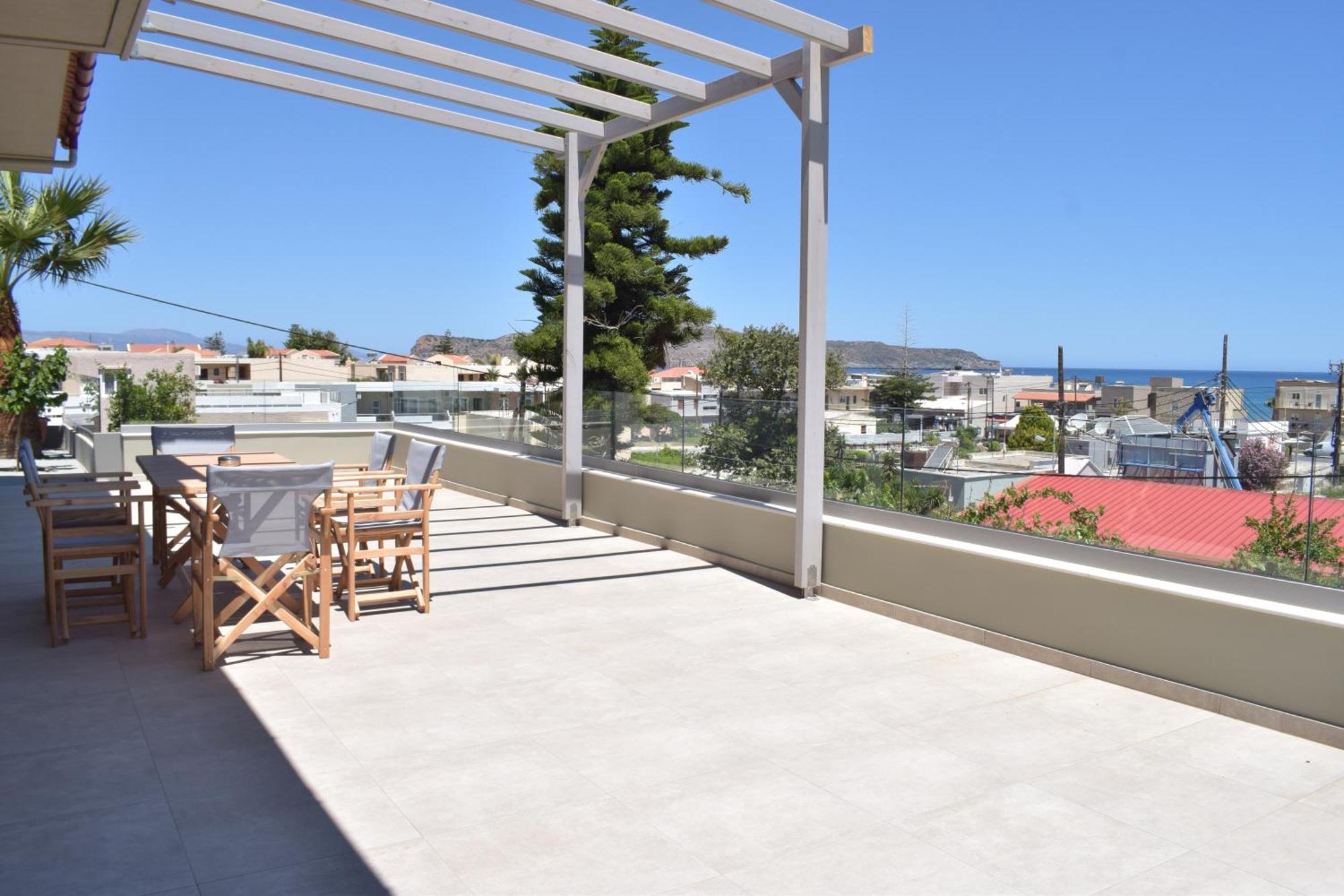 Romantic Corner Maisonette Houses Stalos Exterior foto