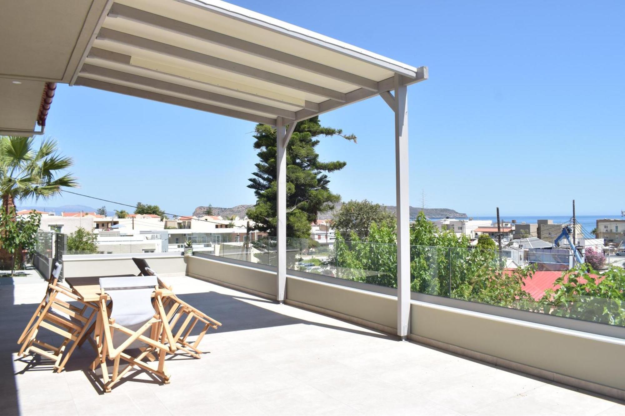 Romantic Corner Maisonette Houses Stalos Exterior foto